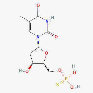 molecular formula C10H15N2O7PS B10756416 Thymidine-5'-thiophosphate 