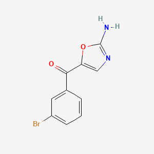 (2-Amino-1,3-Oxazol-5-Yl)-(3-Bromophenyl)methanone