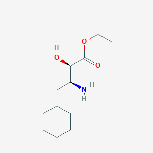 molecular formula C13H25NO3 B10756573 Cyclohexyl-norstatine 