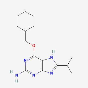 6-(Cyclohexylmethoxy)-8-isopropyl-9H-purin-2-amine