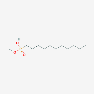 molecular formula C12H27O3P B10756616 Methoxyundecylphosphinic Acid 