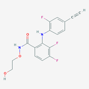 2-[(4-Ethynyl-2-Fluorophenyl)amino]-3,4-Difluoro-N-(2-Hydroxyethoxy)benzamide