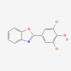 4-(1,3-Benzoxazol-2-Yl)-2,6-Dibromophenol