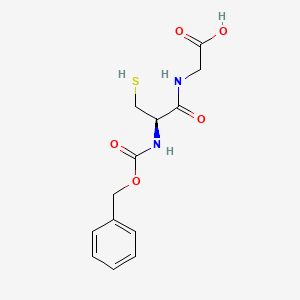 molecular formula C13H16N2O5S B10756658 N-[(Benzyloxy)carbonyl]-L-Cysteinylglycine 