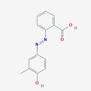 2-((3'-Methyl-4'-hydroxyphenyl)azo)benzoic acid