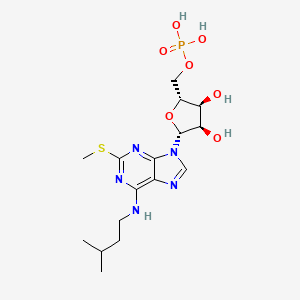 2-Methylthio-N6-isopentenyl-adenosine-5'-monophosphate