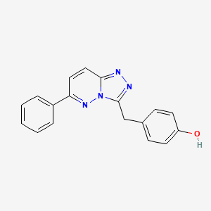 4-((6-Phenyl[1,2,4]triazolo[4,3-b]pyridazin-3-yl)methyl)phenol