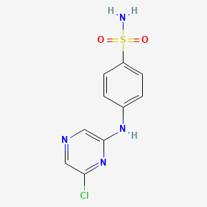 4-[(6-Chloropyrazin-2-yl)amino]benzenesulfonamide