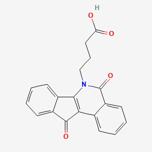 4-(5,11-Dioxo-5H-indeno[1,2-C]isoquinolin-6(11H)-YL)butanoate