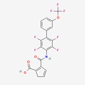 2-({[2,3,5,6-Tetrafluoro-3'-(Trifluoromethoxy)biphenyl-4-Yl]amino}carbonyl)cyclopenta-1,3-Diene-1-Carboxylic Acid