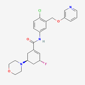 N-[4-Chloro-3-(pyridin-3-yloxymethyl)-phenyl]-3-fluoro-