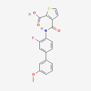 3-{[(3-Fluoro-3'-Methoxybiphenyl-4-Yl)amino]carbonyl}thiophene-2-Carboxylic Acid