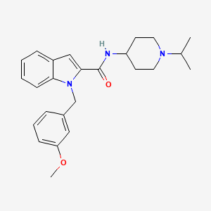 N-(1-Isopropylpiperidin-4-YL)-1-(3-methoxybenzyl)-1H-indole-2-carboxamide