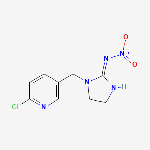 molecular formula C9H10ClN5O2 B10757029 Imidacloprid CAS No. 77465-76-0