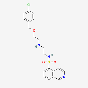 Isoquinoline-5-sulfonic acid (2-(2-(4-chlorobenzyloxy)ethylamino)ethyl)amide