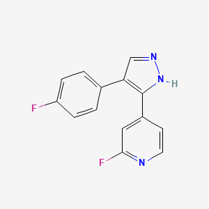 2-Fluoro-4-[4-(4-Fluorophenyl)-1h-Pyrazol-3-Yl]pyridine