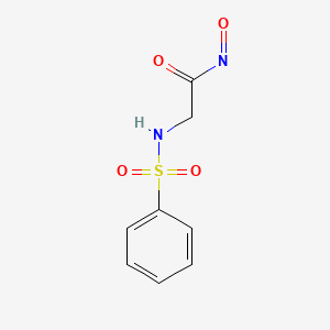 N-oxo-2-(phenylsulfonylamino)ethanamide