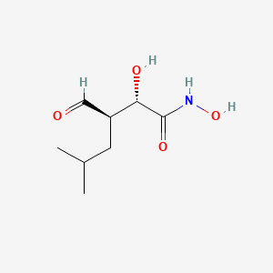 3-Formyl-2-hydroxy-5-methyl-hexanoic acid hydroxyamide