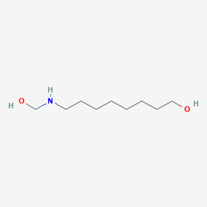 molecular formula C9H21NO2 B10757146 1-(Hydroxymethyleneamino)-8-hydroxy-octane 