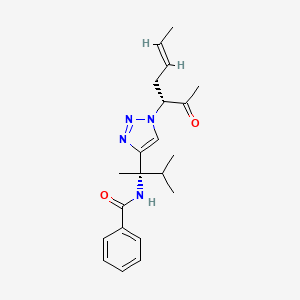 N-[(1s)-1-{1-[(1r,3e)-1-Acetylpent-3-En-1-Yl]-1h-1,2,3-Triazol-4-Yl}-1,2-Dimethylpropyl]benzamide