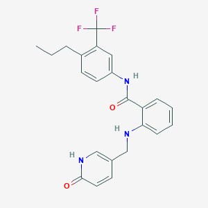 2-{[(6-Oxo-1,6-Dihydropyridin-3-Yl)methyl]amino}-N-[4-Propyl-3-(Trifluoromethyl)phenyl]benzamide