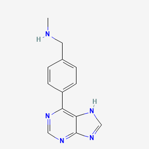 N-Methyl-1-[4-(9h-Purin-6-Yl)phenyl]methanamine