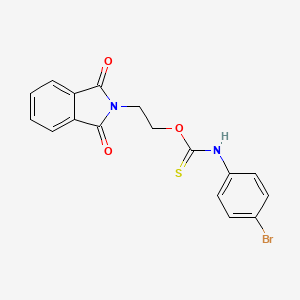 O-[2-(1,3-Dioxo-1,3-Dihydro-2h-Isoindol-2-Yl)ethyl] (4-Bromophenyl)thiocarbamate