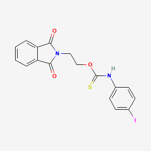 O-[2-(1,3-Dioxo-1,3-Dihydro-2h-Isoindol-2-Yl)ethyl] (4-Iodophenyl)thiocarbamate