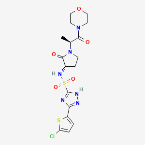 5-(5-Chloro-2-Thienyl)-N-{(3s)-1-[(1s)-1-Methyl-2-Morpholin-4-Yl-2-Oxoethyl]-2-Oxopyrrolidin-3-Yl}-1h-1,2,4-Triazole-3-Sulfonamide