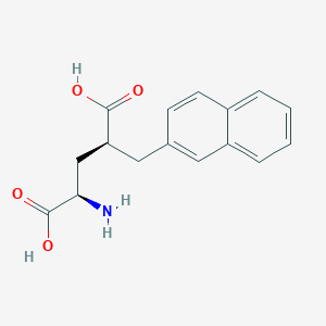 molecular formula C16H17NO4 B10757326 (4S)-4-(2-Naphthylmethyl)-D-glutamic acid 