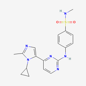 4-{[4-(1-Cyclopropyl-2-Methyl-1h-Imidazol-5-Yl)pyrimidin-2-Yl]amino}-N-Methylbenzenesulfonamide