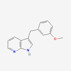 3-(3-methoxybenzyl)-1H-pyrrolo[2,3-b]pyridine