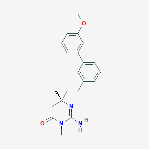 (6r)-2-Amino-6-[2-(3'-Methoxybiphenyl-3-Yl)ethyl]-3,6-Dimethyl-5,6-Dihydropyrimidin-4(3h)-One