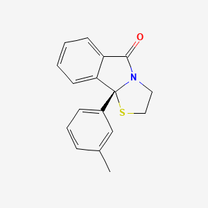 molecular formula C17H15NOS B10757578 (R)-(+)9B-(3-Methyl)phenyl-2,3-dihydrothiazolo[2,3-A]isoindol-5(9BH)-one 