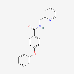 molecular formula C19H16N2O2 B10757596 4-Phenoxy-N-(pyridin-2-ylmethyl)benzamide CAS No. 380211-59-6