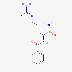 N-[(1s)-1-(Aminocarbonyl)-4-(Ethanimidoylamino)butyl]benzamide