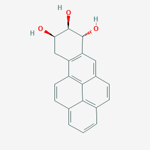 molecular formula C20H16O3 B10757676 1,2,3-Trihydroxy-1,2,3,4-tetrahydrobenzo[a]pyrene 