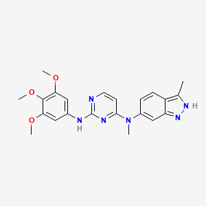 N~4~-Methyl-N~4~-(3-Methyl-1h-Indazol-6-Yl)-N~2~-(3,4,5-Trimethoxyphenyl)pyrimidine-2,4-Diamine