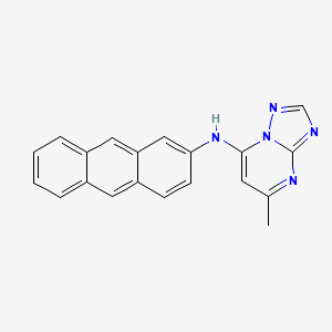 N-anthracen-2-yl-5-methyl[1,2,4]triazolo[1,5-a]pyrimidin-7-amine