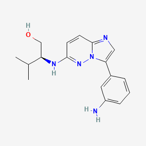 (2s)-2-{[3-(3-Aminophenyl)imidazo[1,2-B]pyridazin-6-Yl]amino}-3-Methylbutan-1-Ol