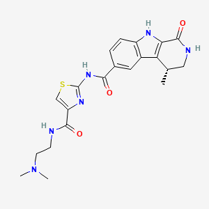 (4r)-N-[4-({[2-(Dimethylamino)ethyl]amino}carbonyl)-1,3-Thiazol-2-Yl]-4-Methyl-1-Oxo-2,3,4,9-Tetrahydro-1h-Beta-Carboline-6-Carboxamide