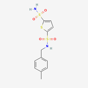 2-N-[(4-methylphenyl)methyl]thiophene-2,5-disulfonamide