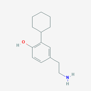 4-(2-Aminoethyl)-2-cyclohexylphenol