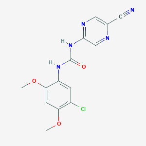 1-(5-Chloro-2,4-Dimethoxyphenyl)-3-(5-Cyanopyrazin-2-Yl)urea