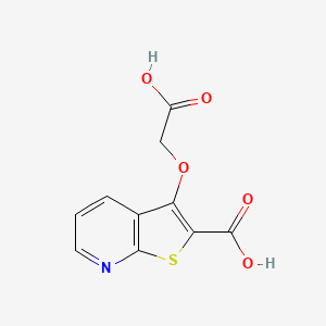 3-(Carboxymethoxy)thieno[2,3-B]pyridine-2-carboxylic acid