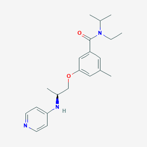 N-Ethyl-N-Isopropyl-3-Methyl-5-{[(2s)-2-(Pyridin-4-Ylamino)propyl]oxy}benzamide