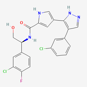 (S)-N-(1-(3-Chloro-4-Fluorophenyl)-2-Hydroxyethyl)-4-(4-(3-Chlorophenyl)-1h-Pyrazol-3-Yl)-1h-Pyrrole-2-Carboxamide