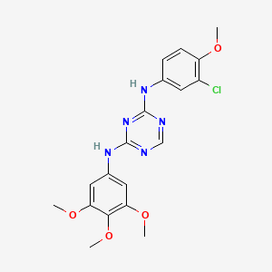 N'-(3-Chloro-4-Methoxy-Phenyl)-N-(3,4,5-Trimethoxyphenyl)-1,3,5-Triazine-2,4-Diamine