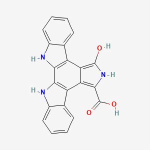 7-Carboxy-5-Hydroxy-12,13-Dihydro-6h-Indolo[2,3-A]pyrrolo[3,4-C]carbazole