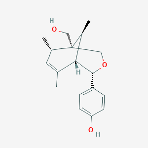 4-[(1S,2S,5S)-5-(Hydroxymethyl)-6,8,9-trimethyl-3-oxabicyclo[3.3.1]non-7-EN-2-YL]phenol